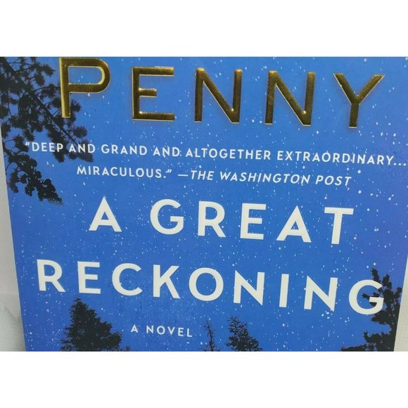 Louise Penny A Great Reckoning Novel Paper Back Book Clean Mint Condition - Picture 2 of 8